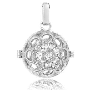 Harmony Chimes - Cubic Fusion Silver Chime Holder