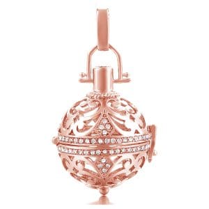 Harmony Chimes - Diamante Twirls Rose Gold