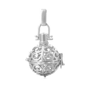 Harmony Chimes - Twirls Chime holder - Silver