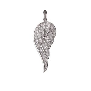 Harmony Chimes - Angel Wing Zirconia Silver Small